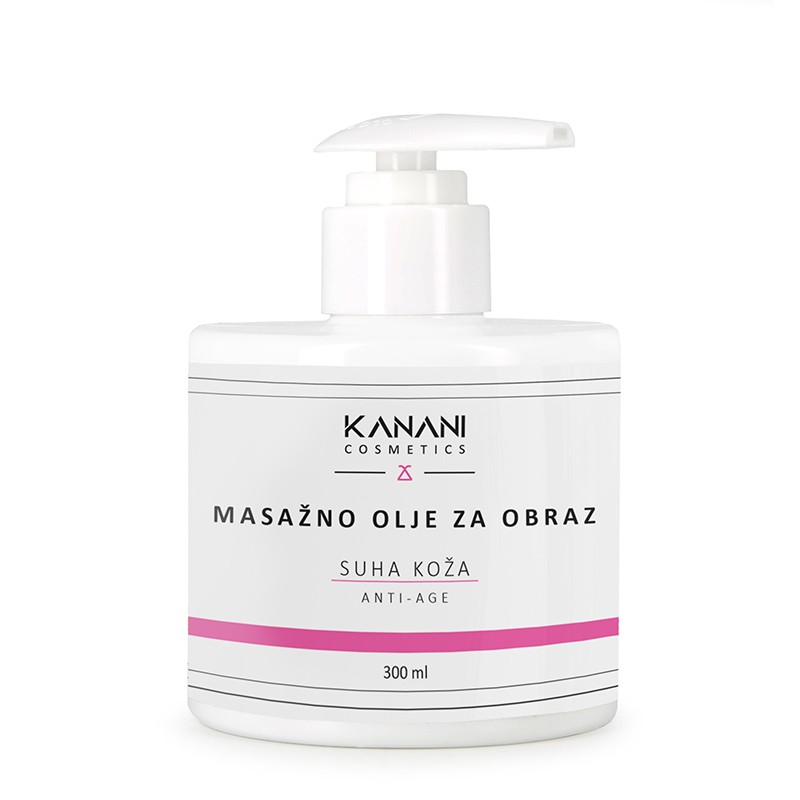 Masažno olje za obraz - za suho kožo-anti age, idealen tudi za čiščenje obraza